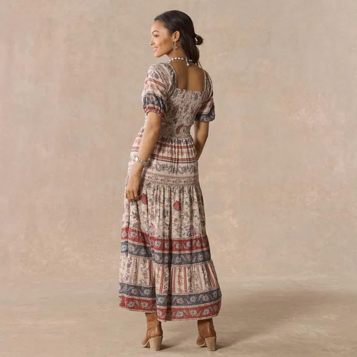 Women Plaza Print Dress Ivory Sundance Catalog Dresses and Jumpsuits Women Plaza Print Dress Ivory Sundance Catalog Dresses and Jumpsuits