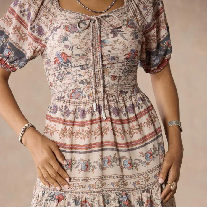 Women Plaza Print Dress Ivory Sundance Catalog Dresses and Jumpsuits Women Plaza Print Dress Ivory Sundance Catalog Dresses and Jumpsuits