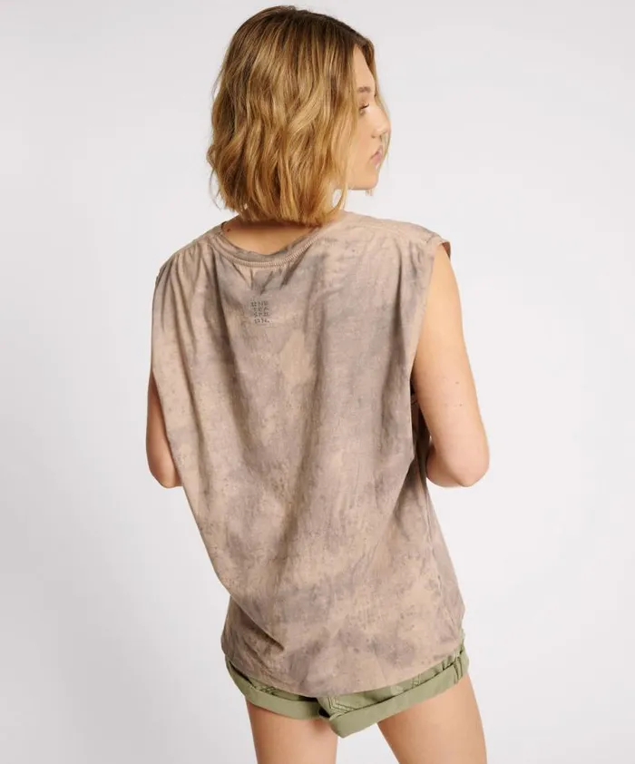 Women PLEASURE SPLIT SEAM HAND DYED TANK One Teaspoon Tees and Tanks Women PLEASURE SPLIT SEAM HAND DYED TANK One Teaspoon Tees and Tanks