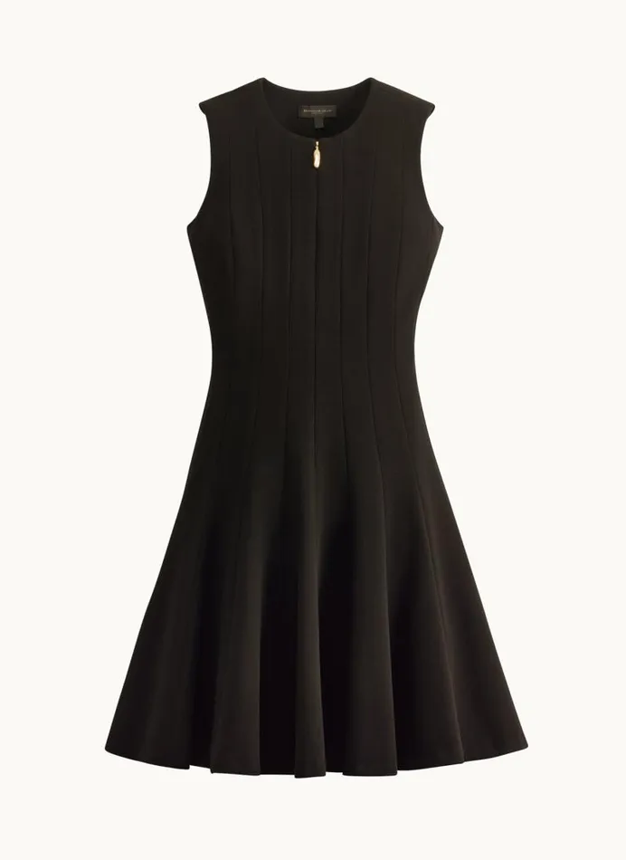 Women PLEATED SKIRT DRESS Black Donna Karan New York Dresses And Jumpsuits Women PLEATED SKIRT DRESS Black Donna Karan New York Dresses And Jumpsuits