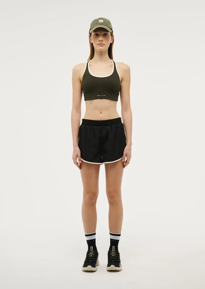 Women PRESET SHORT IN BLACK FOREST NIGHT ActivewearShorts PE Nation