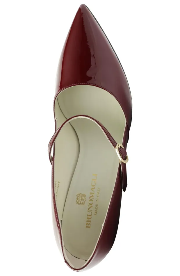 Women Pumps Bruno Magli Gemma MaryJane Leather Pump 8211 Bordeaux Patent Women Pumps Bruno Magli Gemma MaryJane Leather Pump 8211 Bordeaux Patent