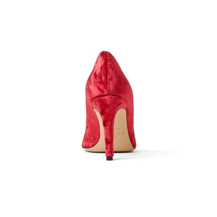 Women Pumps Bruno Magli Telma Pointed Toe Pump Red Velvet Women Pumps Bruno Magli Telma Pointed Toe Pump Red Velvet