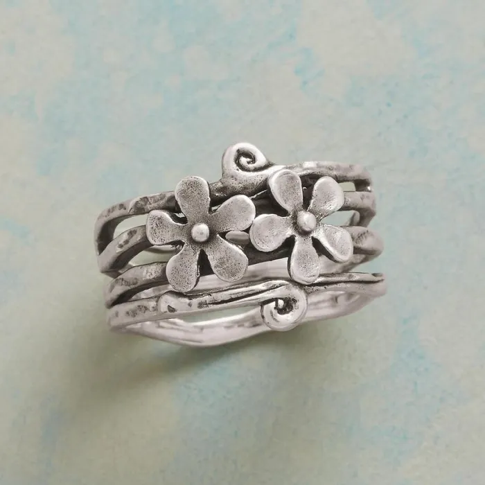 Women Rambling Rose Ring Sundance Catalog Rings