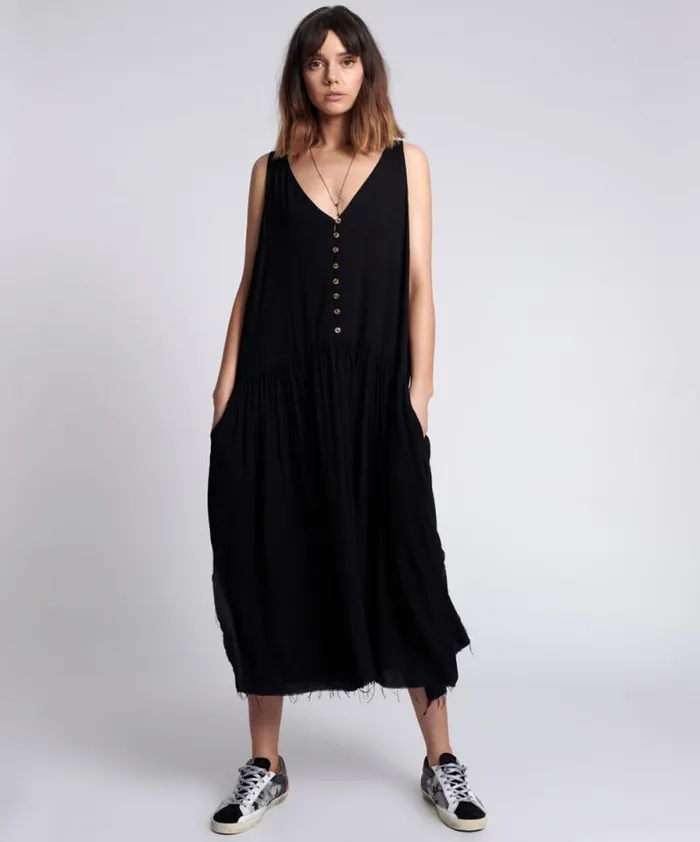 Women REBELLE NOIR DRESS One Teaspoon Midi and Maxi Dresses