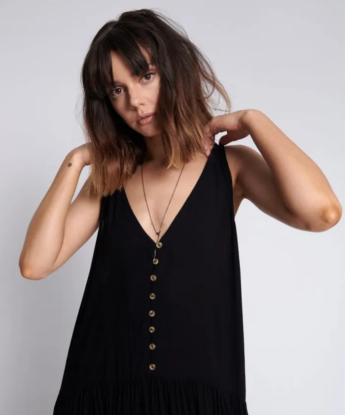 Women REBELLE NOIR DRESS One Teaspoon Midi and Maxi Dresses Women REBELLE NOIR DRESS One Teaspoon Midi and Maxi Dresses