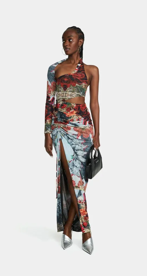 Women Red Grey Rigomane Dress Daily Paper Dresses Women Red Grey Rigomane Dress Daily Paper Dresses