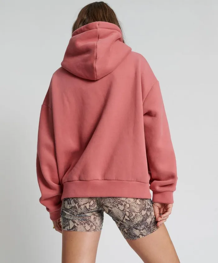 Women RED VELVET LUXE TWISTED HOODY One Teaspoon Hoodies And Sweats Women RED VELVET LUXE TWISTED HOODY One Teaspoon Hoodies And Sweats