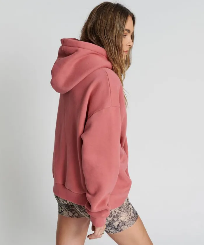 Women RED VELVET LUXE TWISTED HOODY One Teaspoon Hoodies And Sweats Women RED VELVET LUXE TWISTED HOODY One Teaspoon Hoodies And Sweats