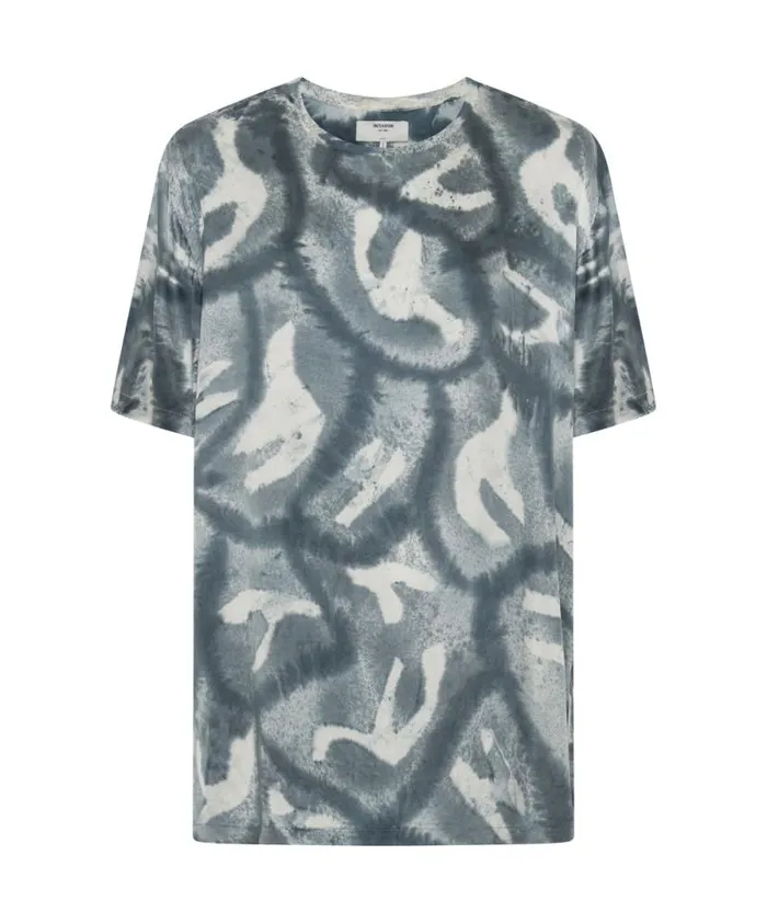 Women REFLECTION HAND PRINTED SATIN TEE One Teaspoon Tees and Tanks Women REFLECTION HAND PRINTED SATIN TEE One Teaspoon Tees and Tanks