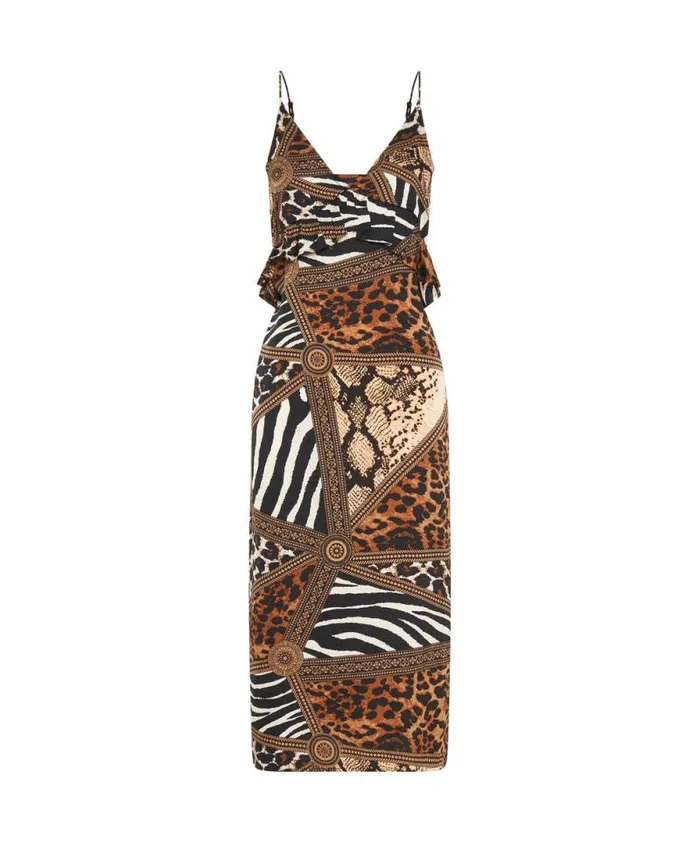 Women RENDEZVOUS PRINT SLIP DRESS One Teaspoon Midi and Maxi Dresses Women RENDEZVOUS PRINT SLIP DRESS One Teaspoon Midi and Maxi Dresses