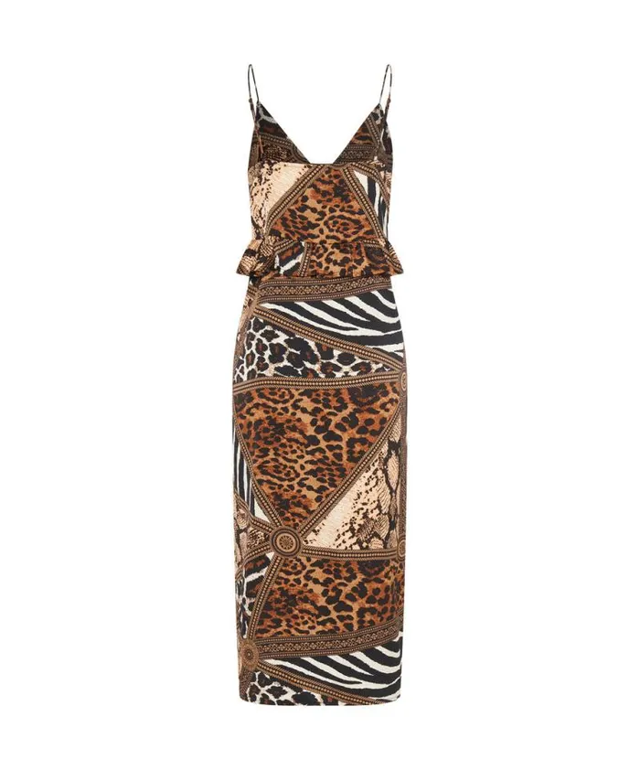 Women RENDEZVOUS PRINT SLIP DRESS One Teaspoon Midi and Maxi Dresses Women RENDEZVOUS PRINT SLIP DRESS One Teaspoon Midi and Maxi Dresses