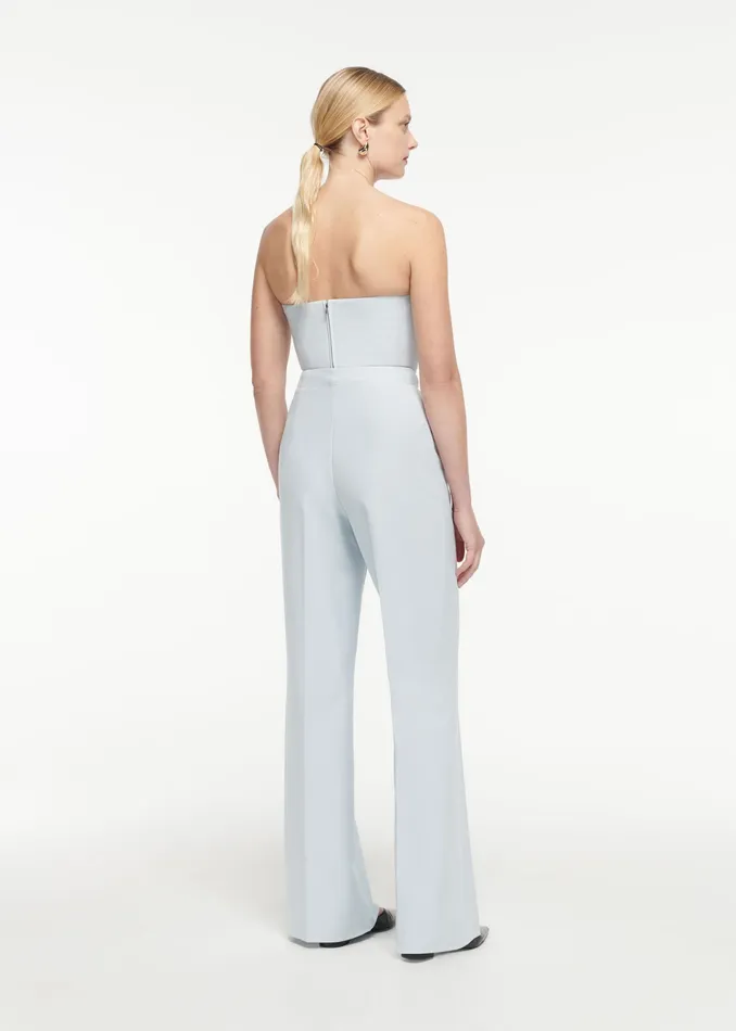 Women Roland Mouret Clothing Strapless Asymmetric Crepe Top