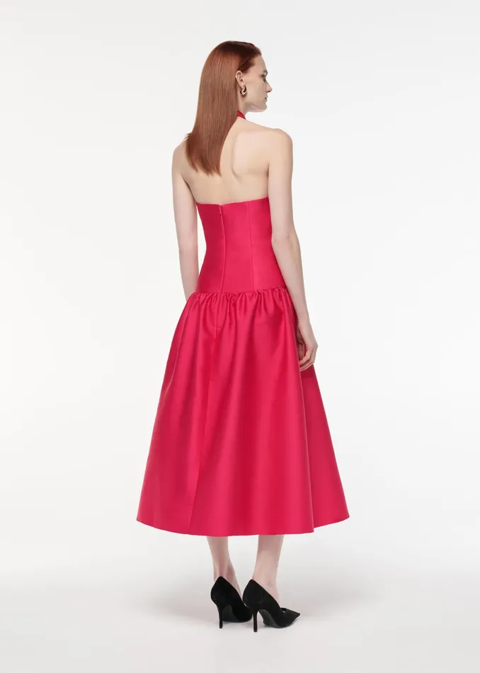 Women Roland Mouret Clothing Taffeta Midi Dress