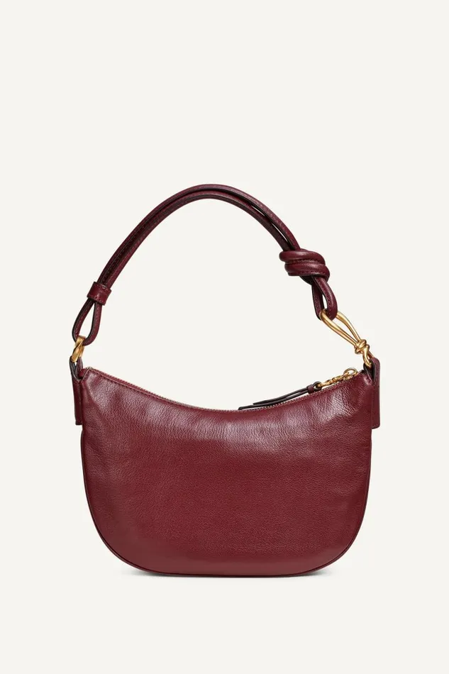 Women ROSLYN SMALL HOBO Garnet Donna Karan New York Shoulder And Hobo Bags Women ROSLYN SMALL HOBO Garnet Donna Karan New York Shoulder And Hobo Bags