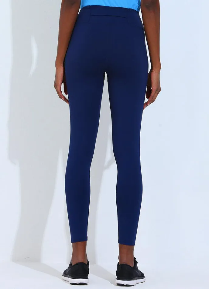 Women Running Leggings Navy Dona Jo Leggings and Capris