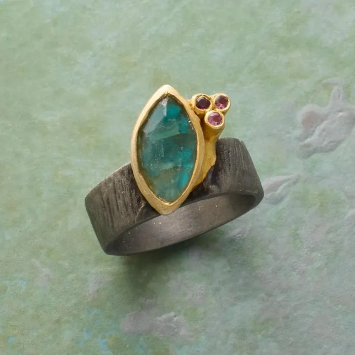 Women Rustic Flair Ring Sundance Catalog Rings