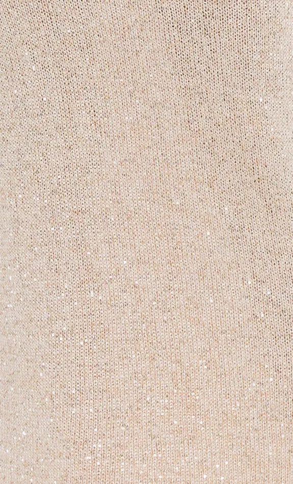 Women SADIE SEQUIN KNIT SLIP DRESS 8211 GOLD Bec Bridge Maxi Dresses