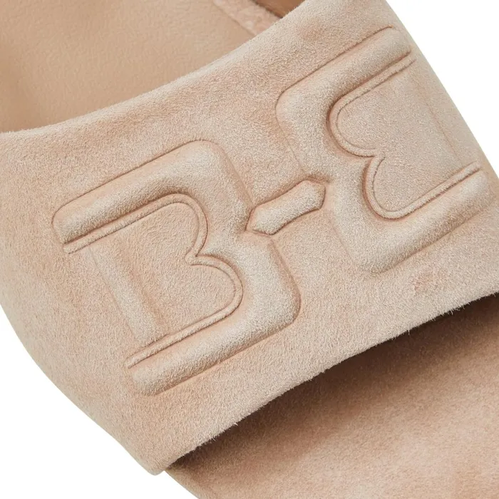 Women Sandals and Slides Bruno Magli FABIA Single Banded Slide SAND SUEDE