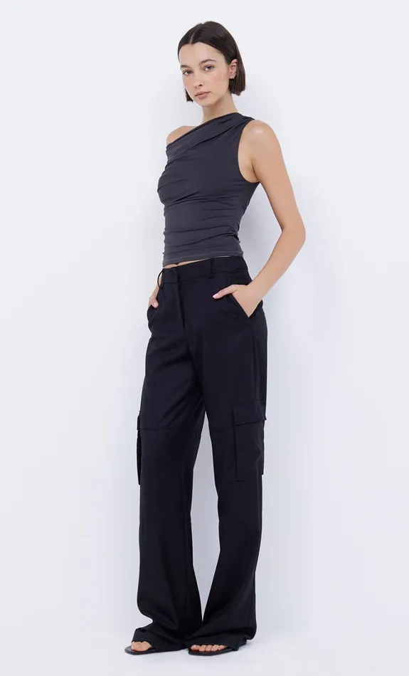 Women SERENE TOP 8211 CHARCOAL Bec Bridge Sleeveless