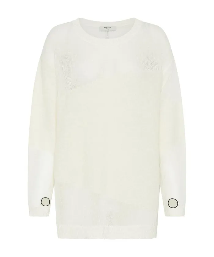 Women SHATTERED CREW KNIT SWEATER WHITE One Teaspoon Knitwear Women SHATTERED CREW KNIT SWEATER WHITE One Teaspoon Knitwear