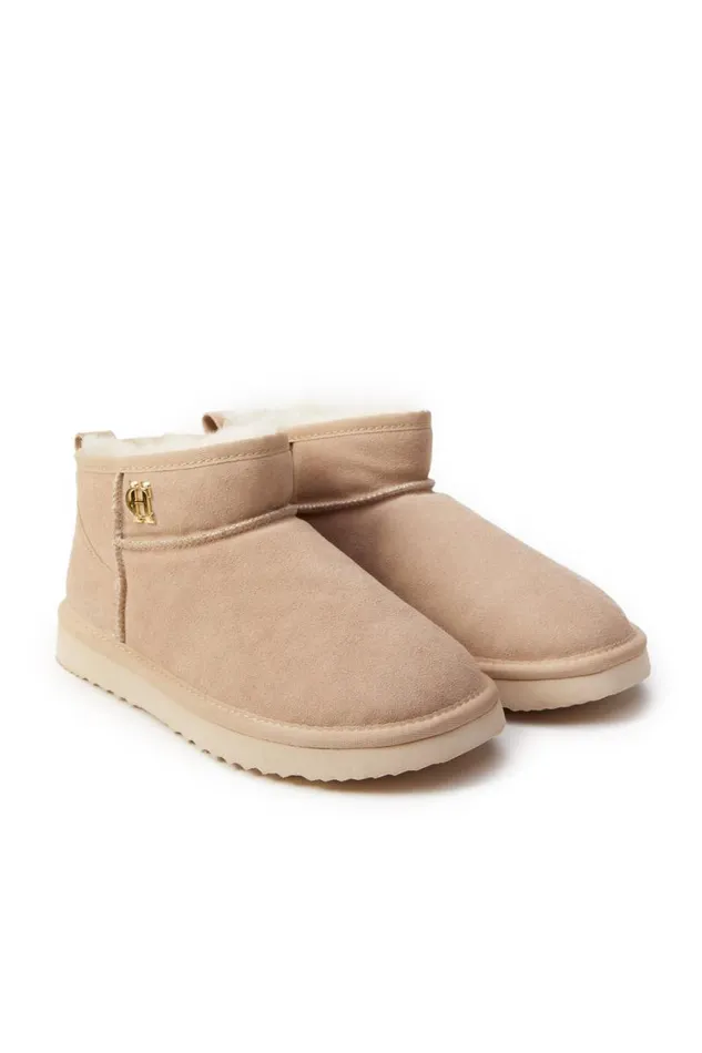 Women Shearling Holland Cooper Ultra Mini Shearling Boot Oyster Women Shearling Holland Cooper Ultra Mini Shearling Boot Oyster