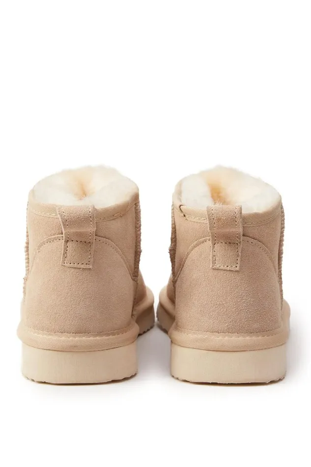 Women Shearling Holland Cooper Ultra Mini Shearling Boot Oyster Women Shearling Holland Cooper Ultra Mini Shearling Boot Oyster