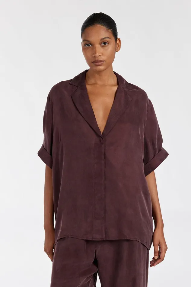 Women Shirts DISSH LIAM CURRANT CUPRO SHIRT