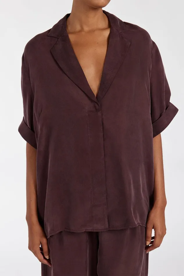 Women Shirts DISSH LIAM CURRANT CUPRO SHIRT