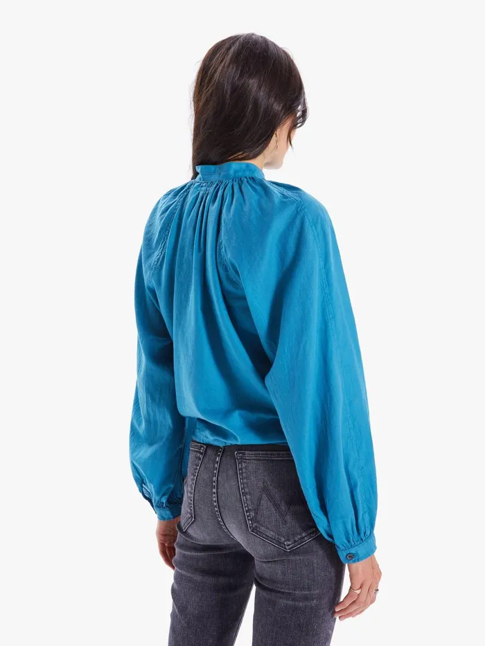 Women Shirts Mother Denim The Sunburst Medium Blue