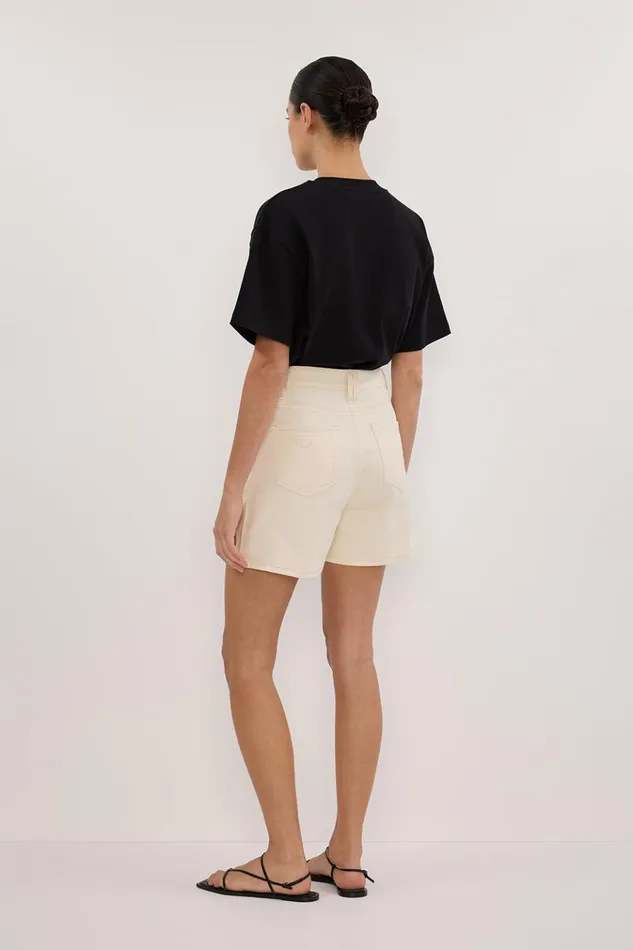 Women Shorts DISSH FINN CREAM DENIM SHORT
