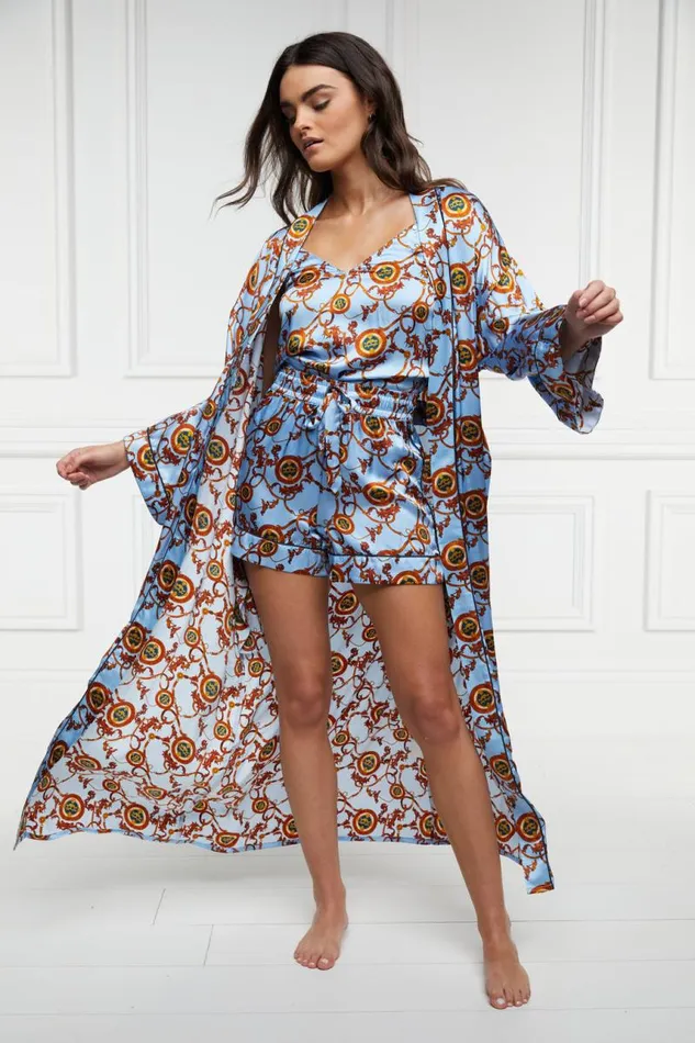 Women Sleepwear Holland Cooper Pyjama Set Sky Blue