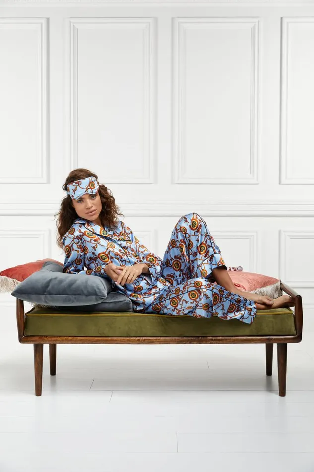 Women Sleepwear Holland Cooper Pyjama Set Sky Blue Women Sleepwear Holland Cooper Pyjama Set Sky Blue