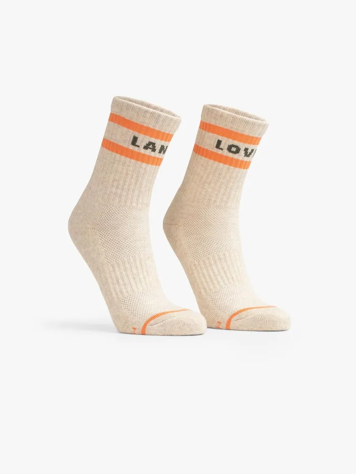 Women SocksLaces Mother Denim Baby Steps Natural