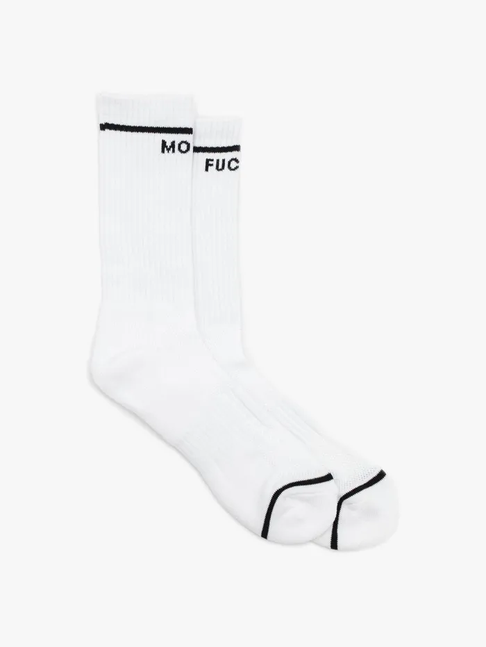 Women SocksLaces Mother Denim One Small Step For Mankind White