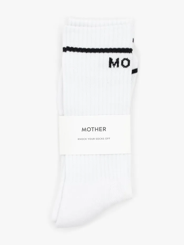 Women SocksLaces Mother Denim One Small Step For Mankind White