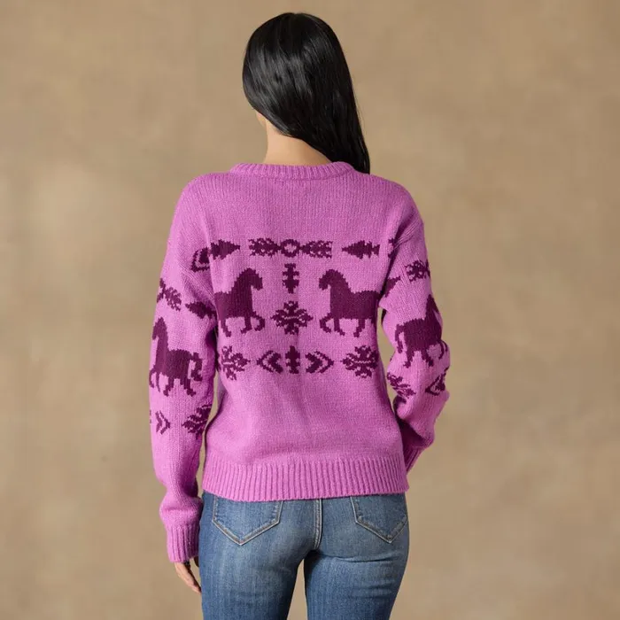 Women Spirited Horse Sweater Charcoal Sundance Catalog Sweaters Women Spirited Horse Sweater Charcoal Sundance Catalog Sweaters