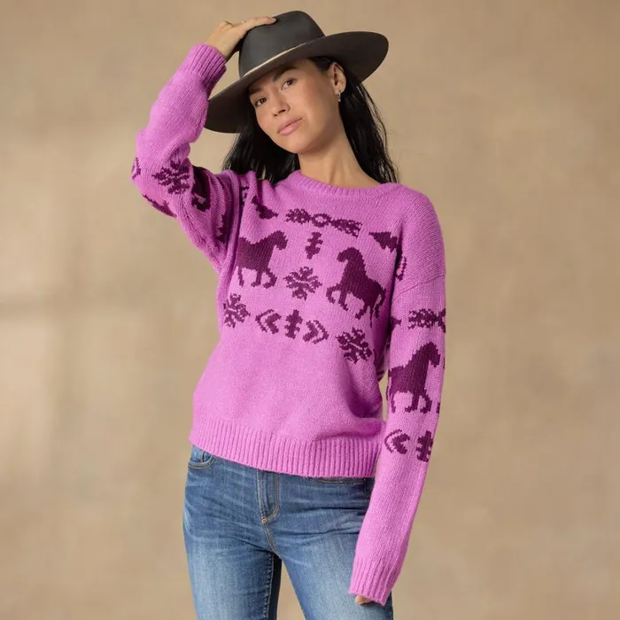 Women Spirited Horse Sweater Charcoal Sundance Catalog Sweaters Women Spirited Horse Sweater Charcoal Sundance Catalog Sweaters