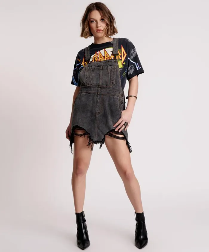 Women STANTON ST DENIM PINI DRESS One Teaspoon Midi and Maxi Dresses