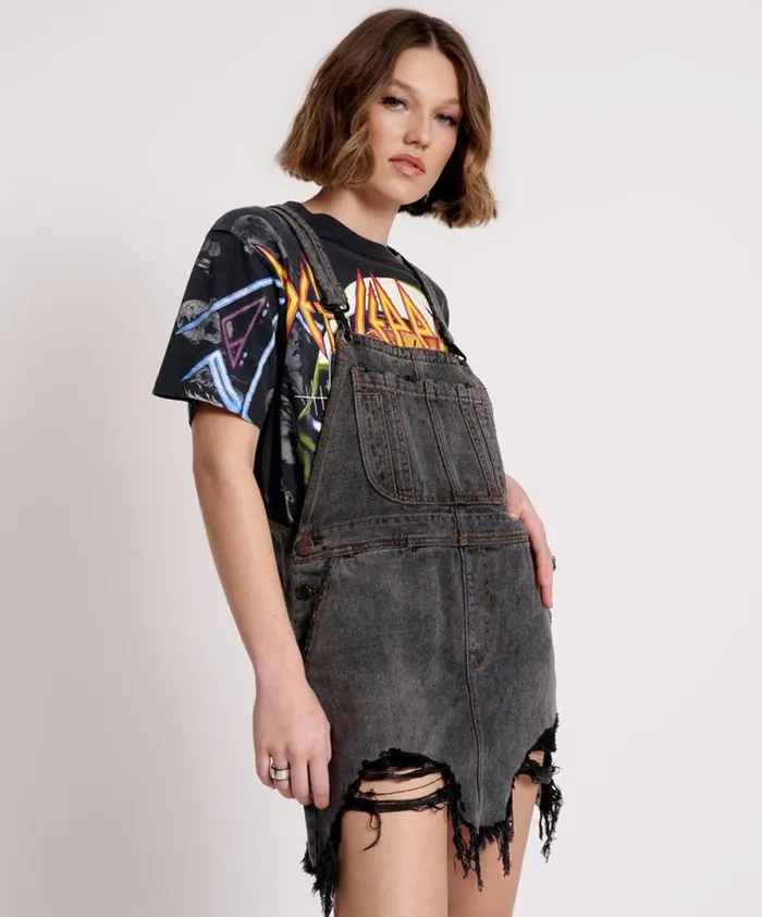 Women STANTON ST DENIM PINI DRESS One Teaspoon Midi and Maxi Dresses Women STANTON ST DENIM PINI DRESS One Teaspoon Midi and Maxi Dresses