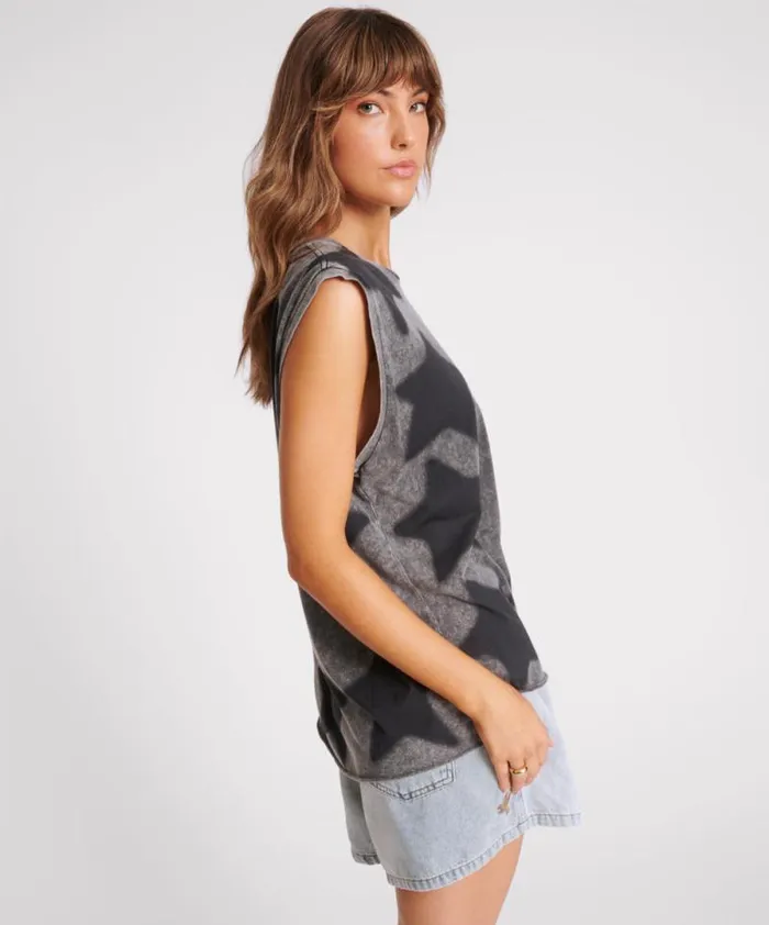 Women STAR DUST OVERSIZED TANK One Teaspoon Tees and Tanks Women STAR DUST OVERSIZED TANK One Teaspoon Tees and Tanks