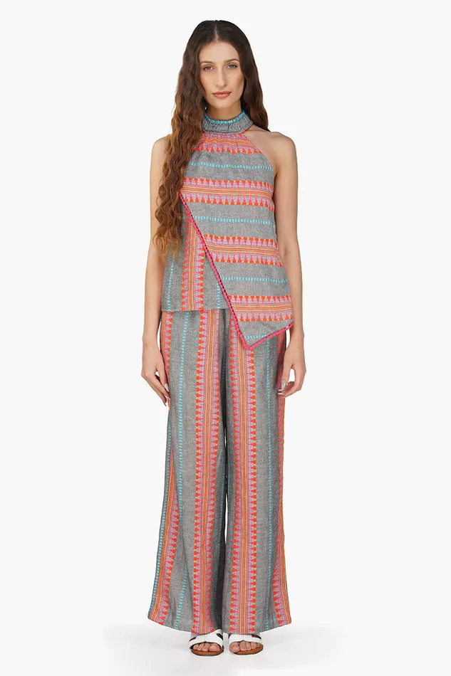 Women Starlette Yarn Dyed Stripe Pants Pants America and Beyond