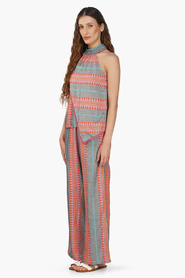 Women Starlette Yarn Dyed Stripe Pants Pants America and Beyond