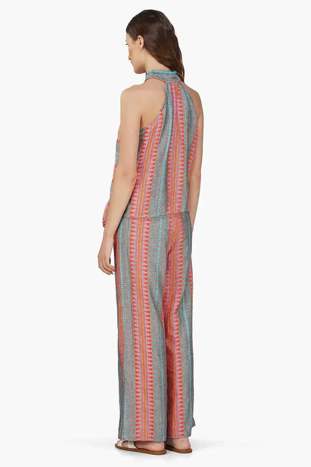 Women Starlette Yarn Dyed Stripe Pants Pants America and Beyond