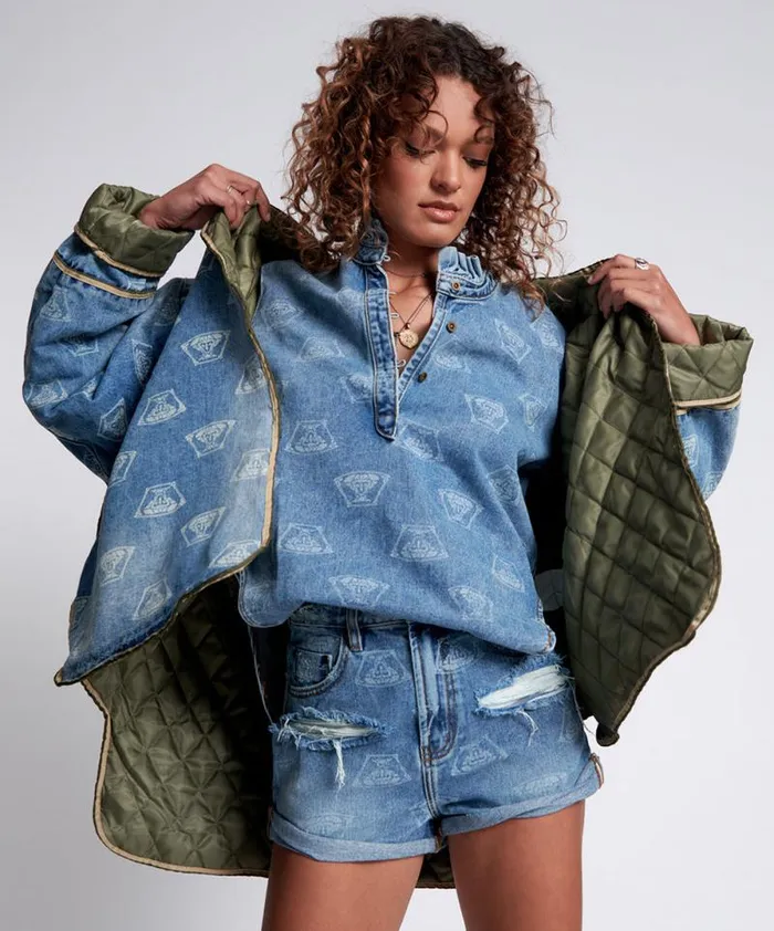Women STUFFED MEDUSA DENIM JACKET One Teaspoon Denim Jackets