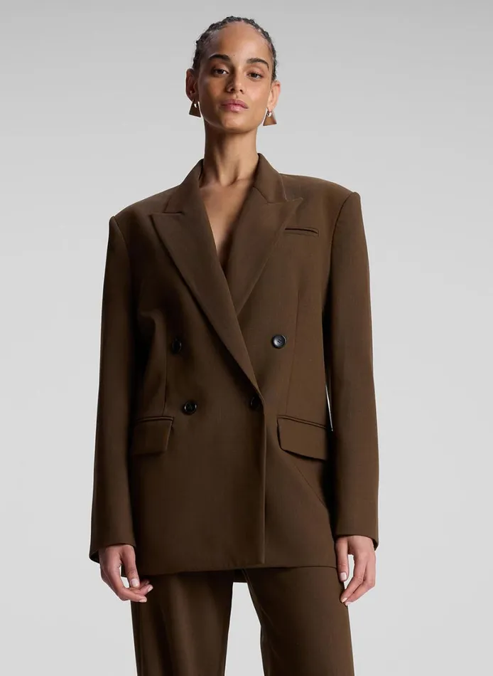 Women Suits ALC Calla Oversized Tailored Jacket Sycamore