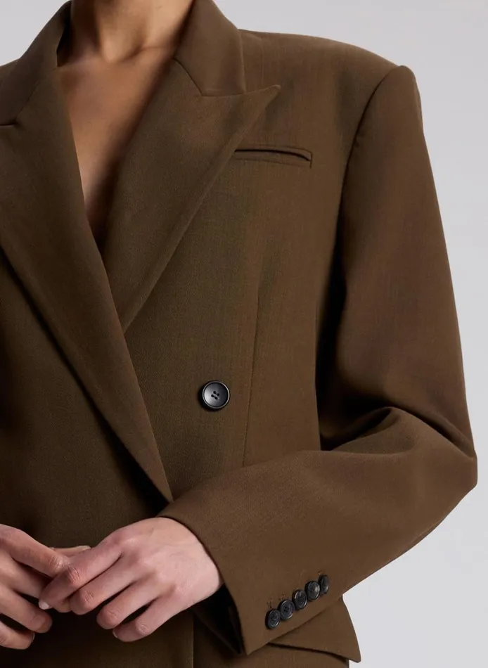 Women Suits ALC Calla Oversized Tailored Jacket Sycamore