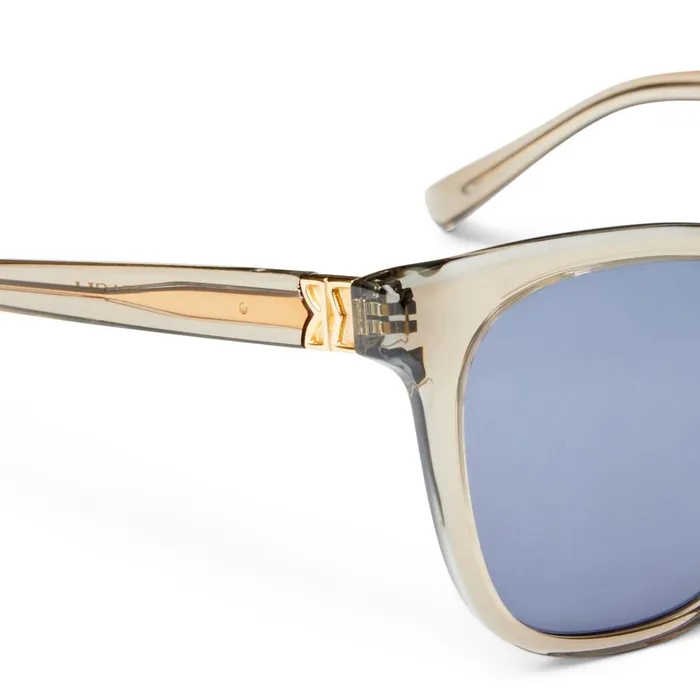 Women Sunglasses Bruno Magli Monas Limited Edition Oversized Sunglasses Crystal Nude