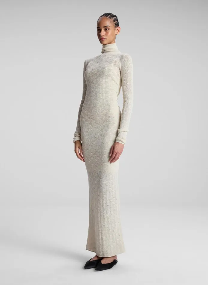 Women Sweaters ALC Jayce Alpaca Maxi Dress Cream