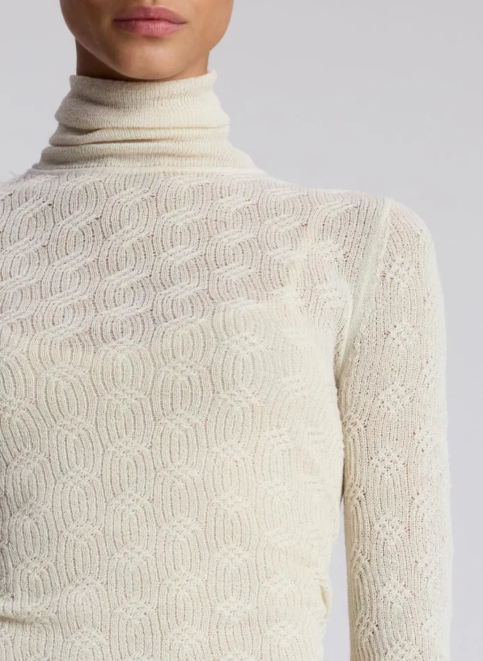 Women Sweaters ALC Jayce Alpaca Maxi Dress Cream